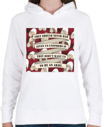 printfashion Uniform - Női kapucnis pulóver - Fehér (4670951)