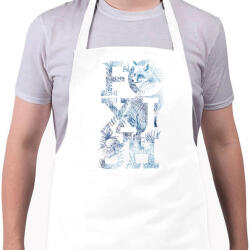 printfashion Foxish - Kötény - Fehér (4900579)