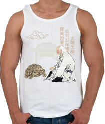 printfashion Kínai közmondás - Férfi atléta - Fehér (7619072)