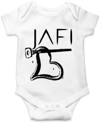 printfashion fekete jafi sziv szimbólum - Baba Body - Fehér (13383675)