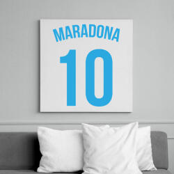 printfashion Maradona 10 - Vászonkép - Fehér (14565783)