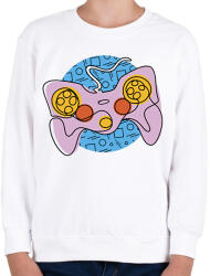 printfashion Kontroller - Gyerek pulóver - Fehér (13322396)