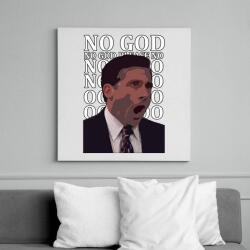 printfashion NO GOD PLEASE NO! - The office - Vászonkép - Fehér (13964907)