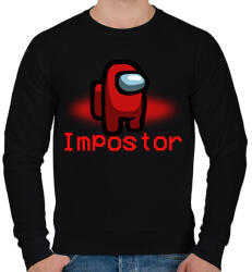 printfashion impostor - Férfi pulóver - Fekete (15490559)