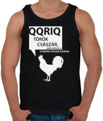 printfashion kiskakas-white - Férfi atléta - Fekete (560394)