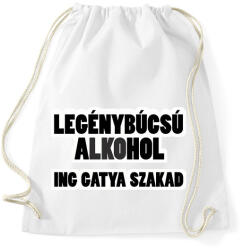 printfashion Legénybúcsú - Sportzsák, Tornazsák - Fehér (5040197)