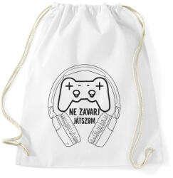 printfashion ne zavarj játszom - Sportzsák, Tornazsák - Fehér (6045701)