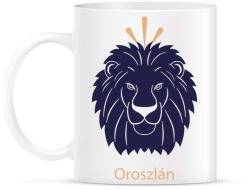 printfashion Oroszlán minta - Bögre - Fehér (6267682)