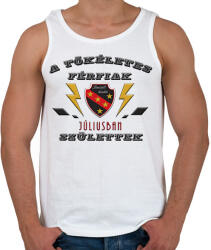 printfashion Tökéletes férfi - Férfi atléta - Fehér (2705548)