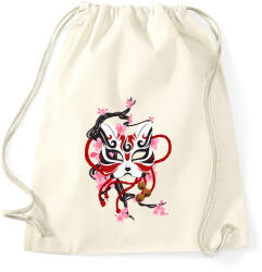 printfashion Japán maszk - Sportzsák, Tornazsák - Natúr (258201)