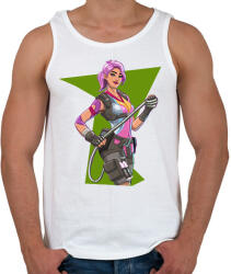 printfashion Fortnite girl - Férfi atléta - Fehér (2001856)