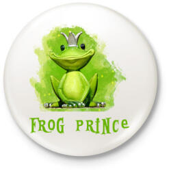printfashion béka királyfi - Kitűző, hűtőmágnes - Fehér (3080070)