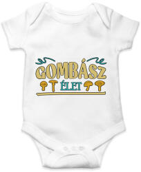 printfashion Gombász élet - Baba Body - Fehér (11551523)