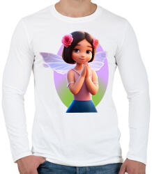 printfashion Tündérlány - Férfi hosszú ujjú póló - Fehér (14607631)