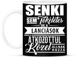 printfashion Tökéletes Lanciások - Bögre - Fekete (1150325)