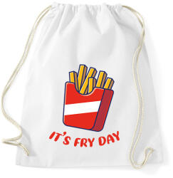 printfashion It's Fry Day - Sportzsák, Tornazsák - Fehér (7079206)