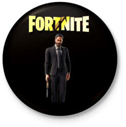 printfashion John Wick " The Reaper" Fortnite - Kitűző, hűtőmágnes - Fekete (3101983)