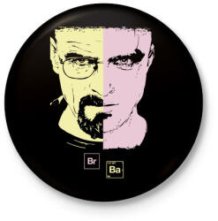 printfashion brBA - Kitűző, hűtőmágnes - Fekete (3099723)