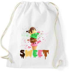 printfashion SWEET - Sportzsák, Tornazsák - Fehér (2678163)