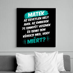 printfashion 75 dinnye - Vászonkép - Fekete (15621848)