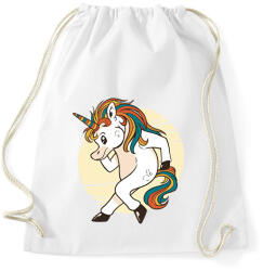 printfashion Unikornis - Sportzsák, Tornazsák - Fehér (13615803)