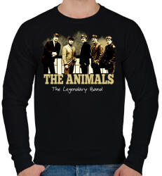 printfashion the animals band - Férfi pulóver - Fekete (2702141)