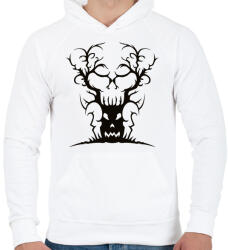 printfashion Halloween tree - Férfi kapucnis pulóver - Fehér (3019723)