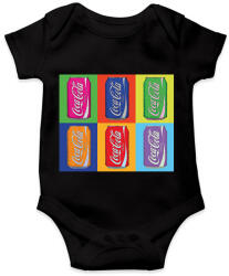 printfashion Andy Warhol - Coca cola - Baba Body - Fekete (6732719)