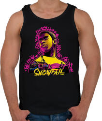 printfashion SNOWFALL - Férfi atléta - Fekete (16574868)