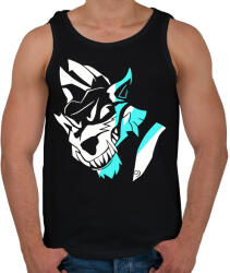 printfashion Wolf skin Fortnite - Férfi atléta - Fekete (1901496)