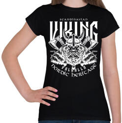 printfashion viking - Női póló - Fekete (13742212)