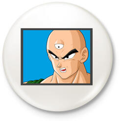 printfashion Tien Shinhan - Kitűző, hűtőmágnes - Fehér (12365970)