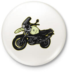 printfashion BMW r1100 gs - Kitűző, hűtőmágnes - Fehér (3090093)
