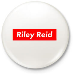 printfashion riley reid - Kitűző, hűtőmágnes - Fehér (3087493)