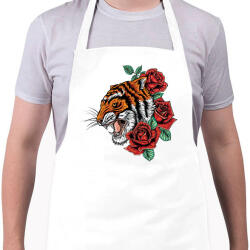 printfashion tigris - Kötény - Fehér (16094543)
