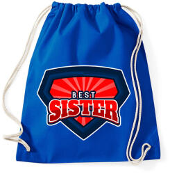 printfashion BEST SISTER - Sportzsák, Tornazsák - Bright royal (10025095)