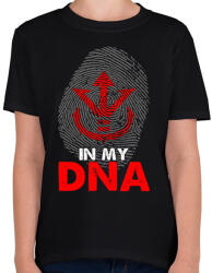 printfashion Super Saiyan ROYAL jel - Gyerek póló - Fekete (521203)