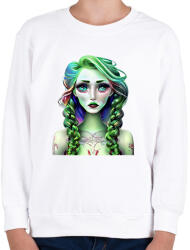 printfashion AI_Android_Lány_1 - Gyerek pulóver - Fehér (14061764)