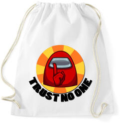 printfashion Trust no one - Sportzsák, Tornazsák - Fehér (3475525)
