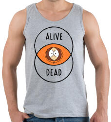 printfashion Kenny - Férfi atléta - Sport szürke (572186)