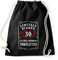 printfashion Limitált kiadás - 30 éves - Sportzsák, Tornazsák - Fekete (14768329)
