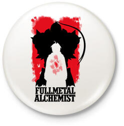 printfashion Fullmetal Alchemist - Kitűző, hűtőmágnes - Fehér (16556300)
