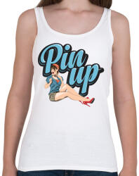 printfashion Wink at PinUp - Női atléta - Fehér (459731)