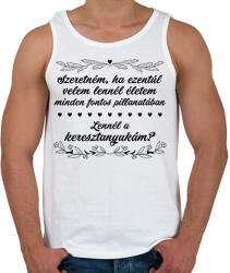 printfashion Minden fontos pillanatban - Férfi atléta - Fehér (14690975)