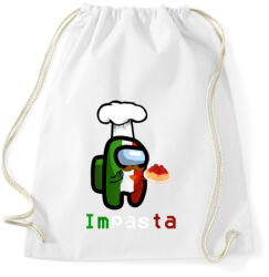 printfashion Impasta - Among Us - Sportzsák, Tornazsák - Fehér (4002584)