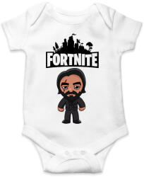 printfashion Fortnite John Wick - Baba Body - Fehér (1835052)
