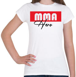 printfashion MMA hero - Női póló - Fehér (7566039)