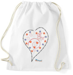 printfashion Sziv1 - Sportzsák, Tornazsák - Fehér (778382)