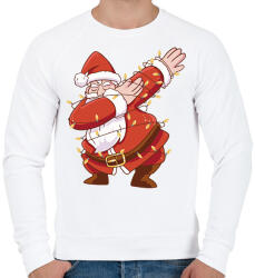 printfashion Mikulás dub - Férfi pulóver - Fehér (11171507)