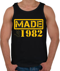 printfashion 1982 - Férfi atléta - Fekete (12797771)